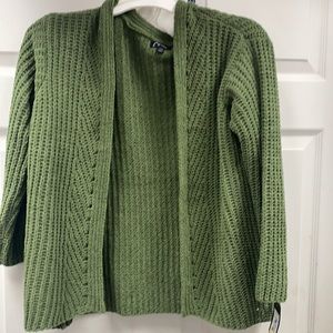 Girls open cardigan sweater